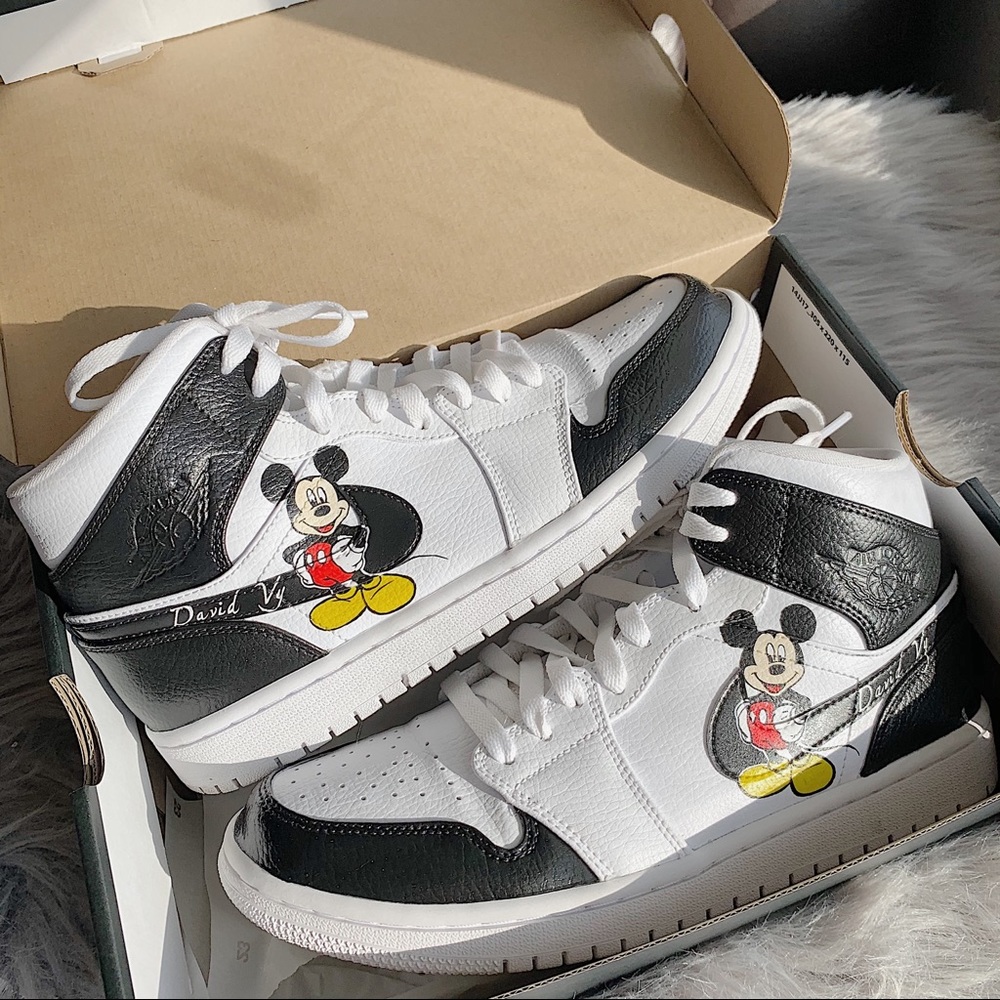 Authentic Nike AF1 Mid Customized - Picture 3 of 5